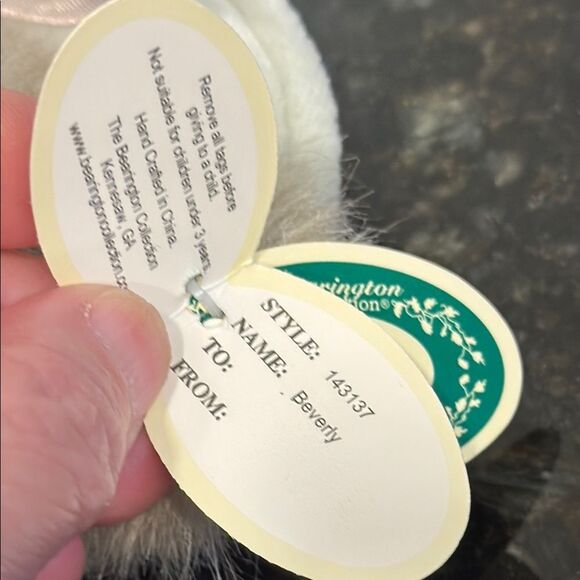 Bearington Collection Beverly Jointed Bear 12” Plush Limited Collectible Series - Picture 10 of 10